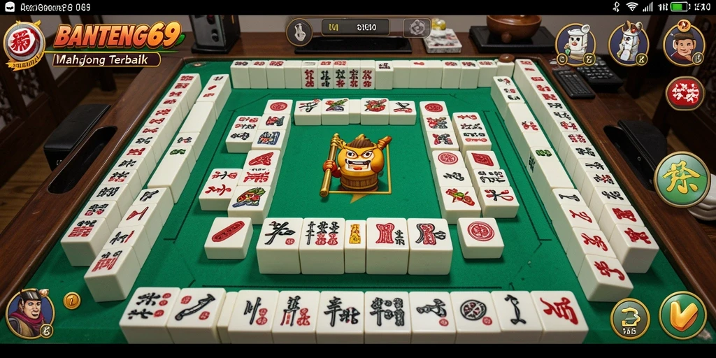 Tampilan gameplay menarik dari BANTENG69 dalam menjelajahi Mahjong.