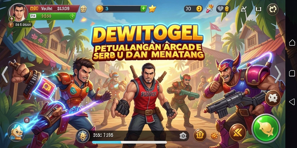 Tampilan gameplay seru di DEWITOGEL dengan berbagai rintangan dan tantangan.