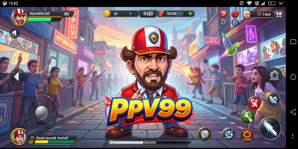 Screenshot menampilkan aksi seru dalam gameplay PPV99.