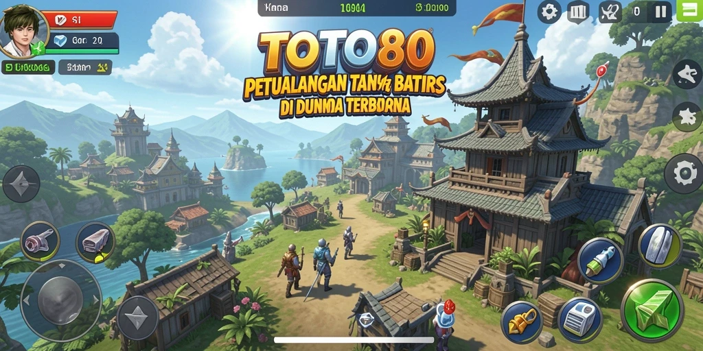 Tampilan gameplay epik dari TOTO80 dalam dunia Open World.